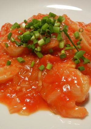 エビチリ（エビは揚げずに焼くので超簡単）-レシピのメイン写真