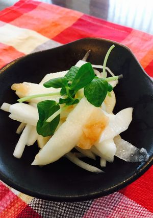 大根と山芋の梅酢和え-レシピのメイン写真