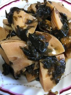 簡単な筍とわかめ煮込み-レシピのメイン写真