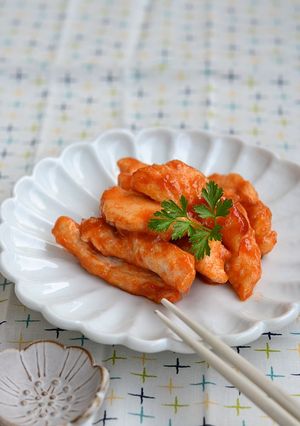 鶏むね肉のケチャップ炒め【作りおき】-レシピのメイン写真