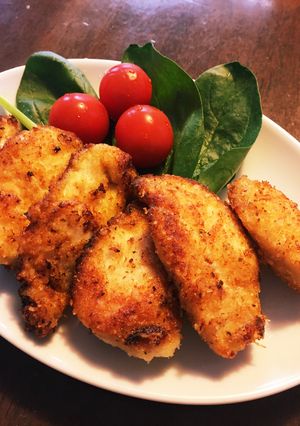 二種類の味が楽しめる!揚げないチキンカツ-レシピのメイン写真