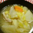 新玉入り豚汁