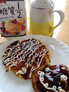 糖質1/2のヘルシーお好み焼き-レシピのメイン写真