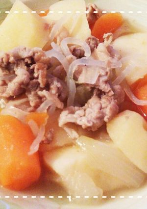 レンジ時短で簡単!塩肉じゃが-レシピのメイン写真
