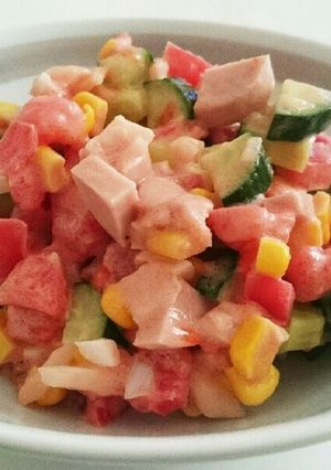 ★ハンバーグ屋さんのコーンサラダ★-レシピのメイン写真