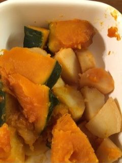 【常備菜】かぼちゃとジャガイモの煮物-レシピのメイン写真