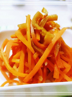 冷凍お弁当お野菜おかず:人参の生姜佃煮-レシピのメイン写真