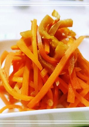冷凍お弁当お野菜おかず：人参の生姜佃煮-レシピのメイン写真