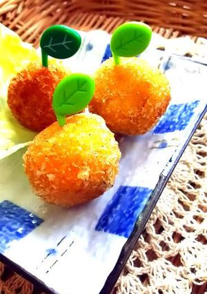 ☆可愛いかぼちゃコロッケ☆子供用お弁当♪-レシピのメイン写真