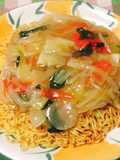 簡単にひと手間感を演出！あんかけ焼きそば