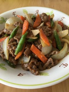 簡単美味しい!ご飯のすすむ焼肉風炒め☆-レシピのメイン写真