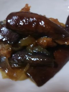 茄子と豚肉の甘辛しょうが炒め♪-レシピのメイン写真