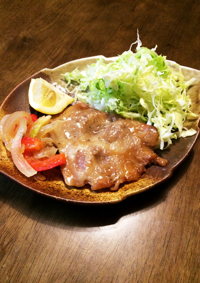 黒酢と粗挽き胡椒の生姜焼き-レシピのメイン写真
