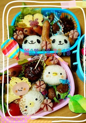 キャラ弁\( ´ω` )/色々♪遠足に！-レシピのメイン写真