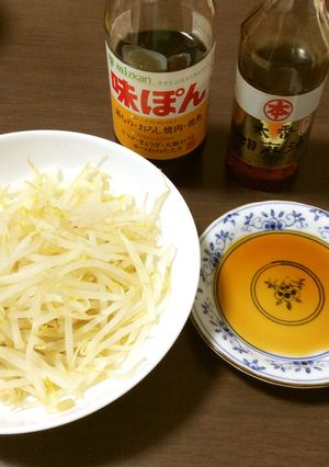 ひとり暮らしをはじめた君に ぽん酢もやし-レシピのメイン写真