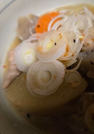 牛乳で下ごしらえあっさりもつ煮-レシピのメイン写真