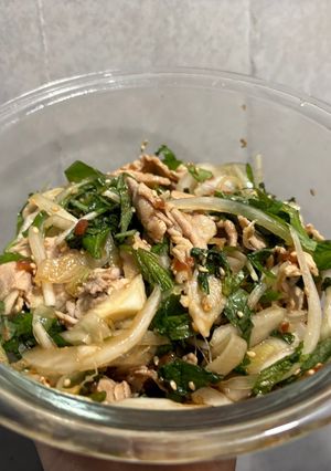 新玉ねぎと大葉の梅豚しゃぶ-レシピのメイン写真