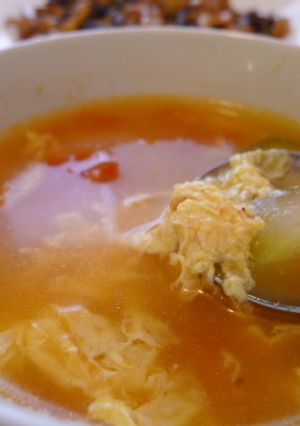 朝も夜もトマトと卵ときゅうりの中華スープ-レシピのメイン写真