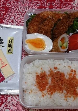 男子高校生お弁当4月12日-レシピのメイン写真