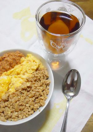 味三昧の鶏そぼろ丼-レシピのメイン写真