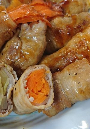 時短☆お弁当にも☆野菜の肉巻き☆-レシピのメイン写真