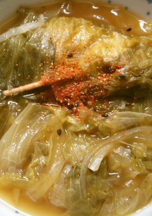 鶏ささみのレタスロール♪簡単和風煮込み-レシピのメイン写真