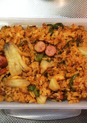 【男飯】 No.7 キムチご飯(お弁当)-レシピのメイン写真