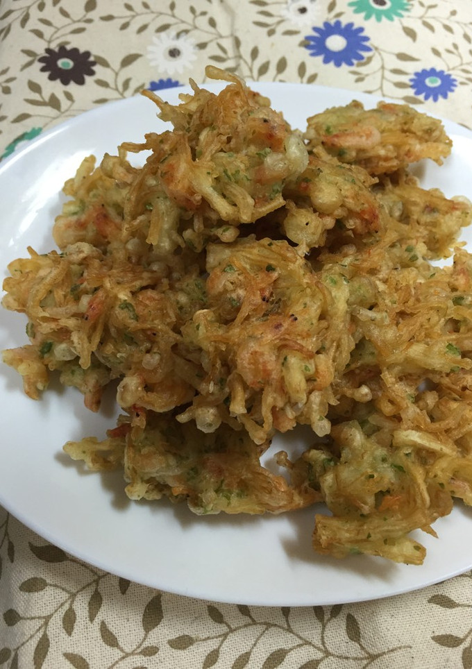 えのき茸とさくら海老の磯辺揚げ-レシピのメイン写真