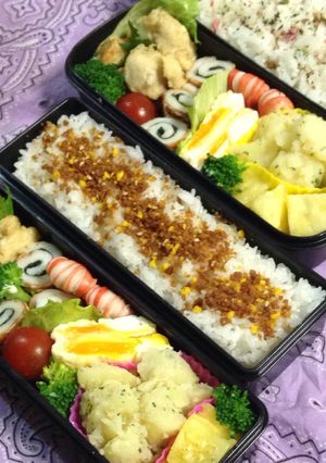 ４月12日 中高生のお弁当-レシピのメイン写真