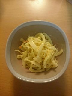 大根とカニかまのカレーマヨあえ-レシピのメイン写真