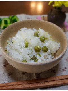 グリーンピースご飯-レシピのメイン写真