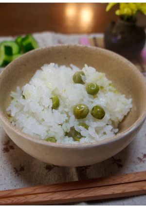 グリーンピースご飯-レシピのメイン写真