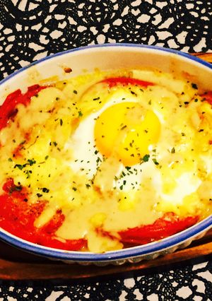 まるごと焼きトマトのホットサラダ-レシピのメイン写真