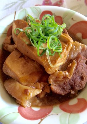簡単な豚肉と豆腐の味噌煮込み-レシピのメイン写真