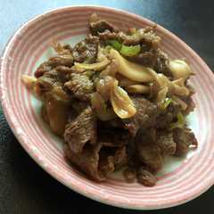 รูปของ お弁当に☆牛のすき焼き風炒め