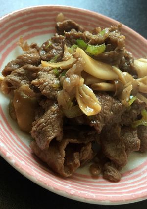 お弁当に☆牛のすき焼き風炒め-レシピのメイン写真