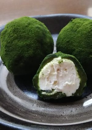 クリームチーズ抹茶もち-レシピのメイン写真