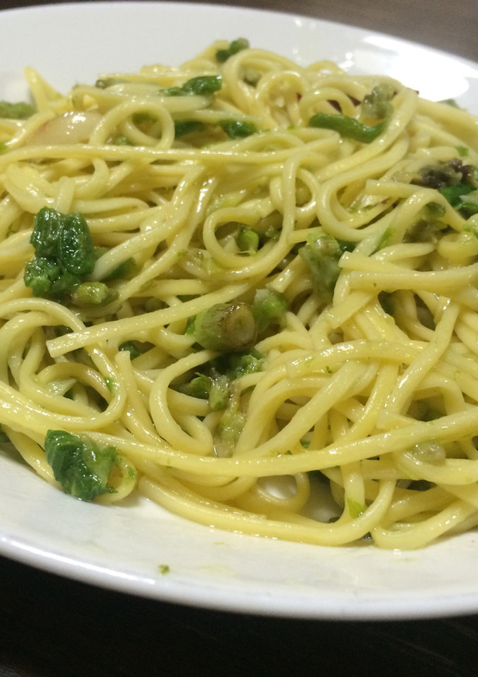 ふきのとうのパスタ-レシピのメイン写真