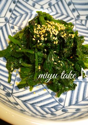 ほうれん草の胡麻和え♪-レシピのメイン写真