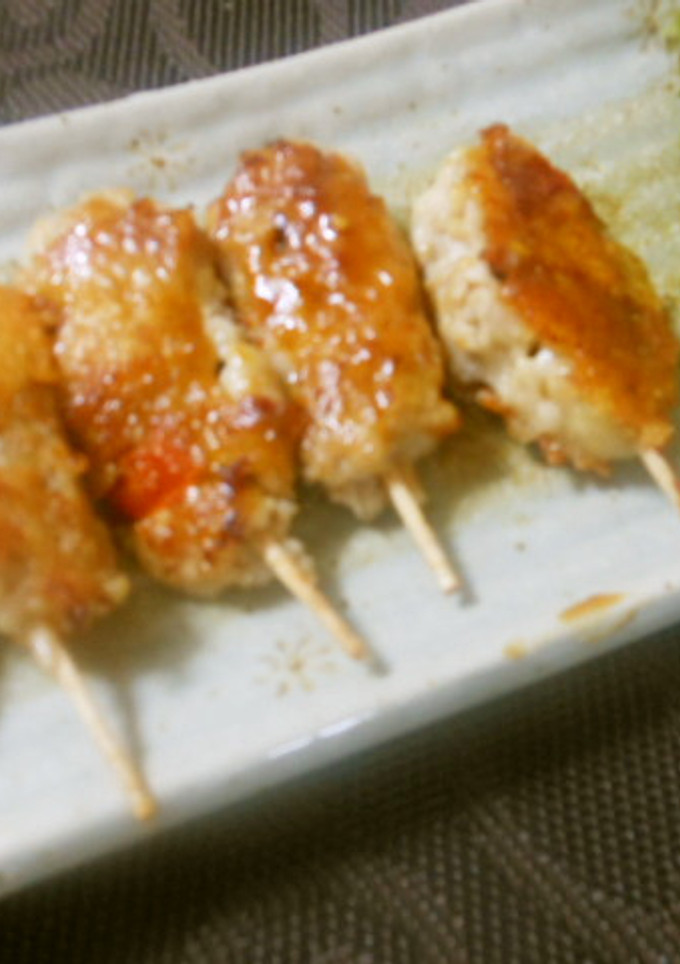 鶏つくね棒　焼くだけ簡単-レシピのメイン写真