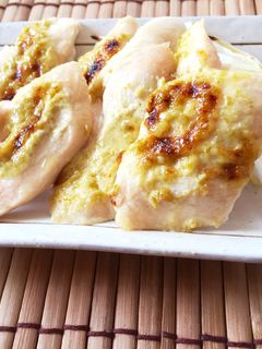 鶏ささみの柚子胡椒マヨネーズ焼き-レシピのメイン写真
