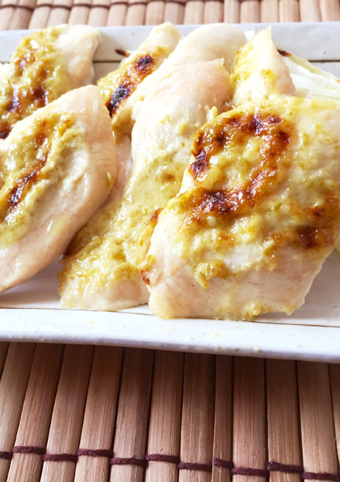 鶏ささみの柚子胡椒マヨネーズ焼き-レシピのメイン写真