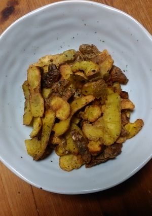 乾燥肌の方必見★じゃがいもの皮フライ-レシピのメイン写真