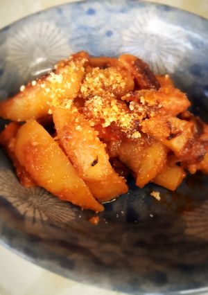 簡単！じゃがいもで、ナポリタン-レシピのメイン写真