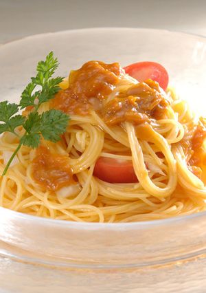 うにの冷製パスタ-レシピのメイン写真