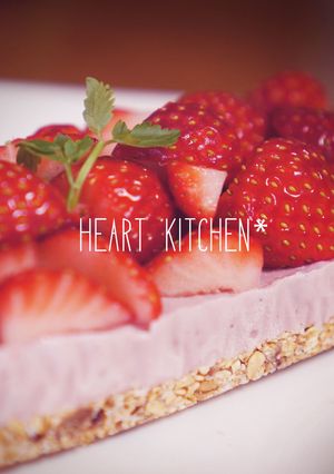 Vegan*春のいちごケーキ*-レシピのメイン写真