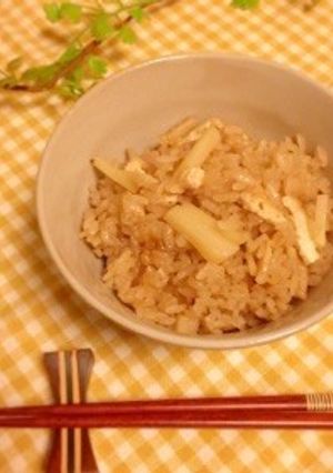 水煮で簡単♪土鍋炊き♪たけのこご飯-レシピのメイン写真