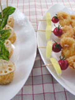 ホタテとエビのピンチョス-レシピのメイン写真