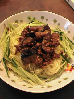 なすのジャージャー麺-レシピのメイン写真