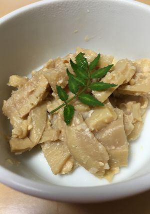 甘味噌でおいしく～たけのこのひこずり-レシピのメイン写真